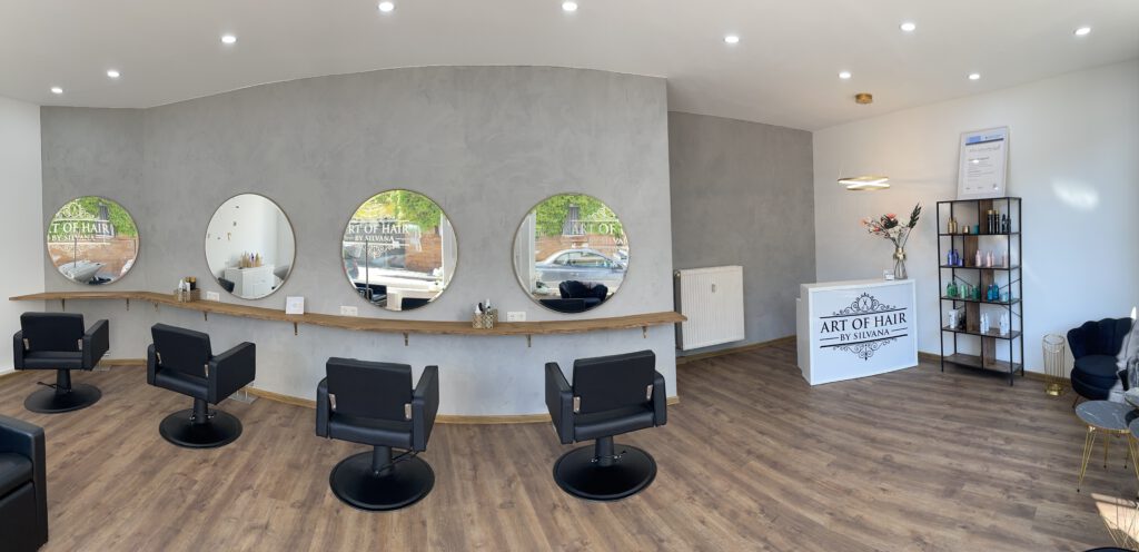Innenansicht des Salons Art of Hair by Silvana in Mannheim Käfertal